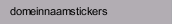domeinnaamstickers
